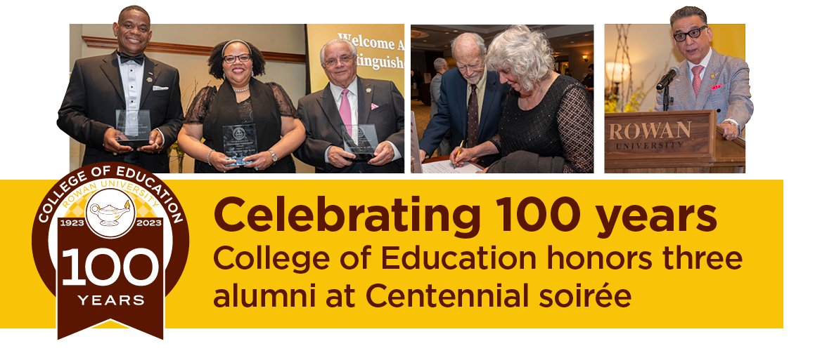 Celebrating 100 years: College of Education honors three alumni at Centennial soiree 