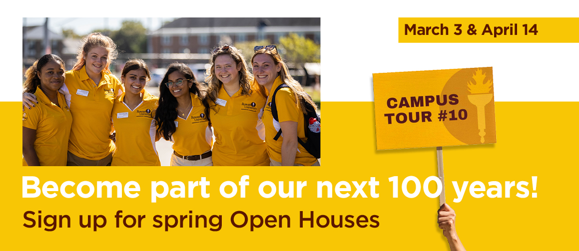 Become part of our next 100 years! Sign up for spring Open Houses—March 3 & April 14