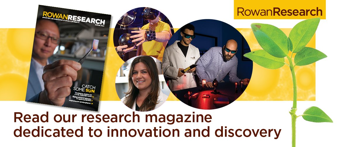Enjoy the Spring 2024 issue of Rowan Research