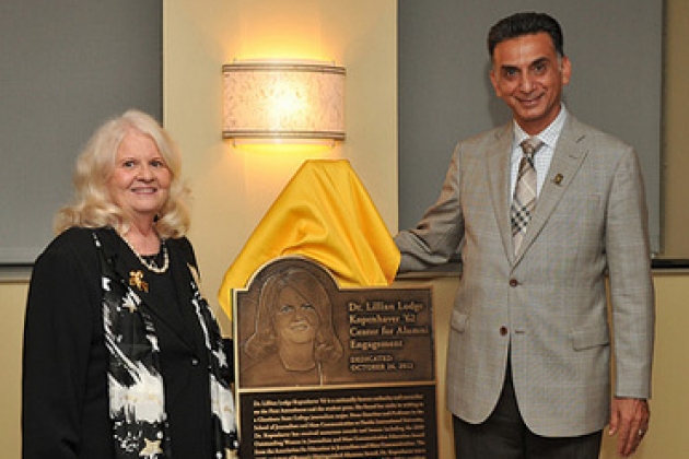 President Houshmand and Dr. Lillian Lodge