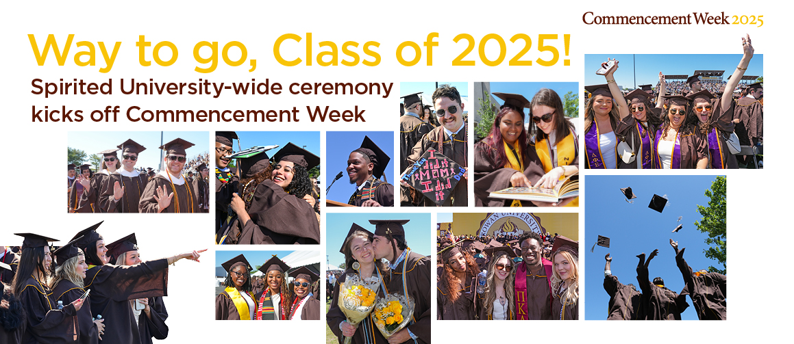 Way to go, Class of 2025! Spirited University-wide ceremony kicks off Commencement Week