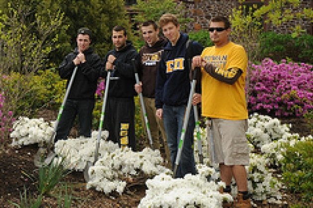 student landscapers