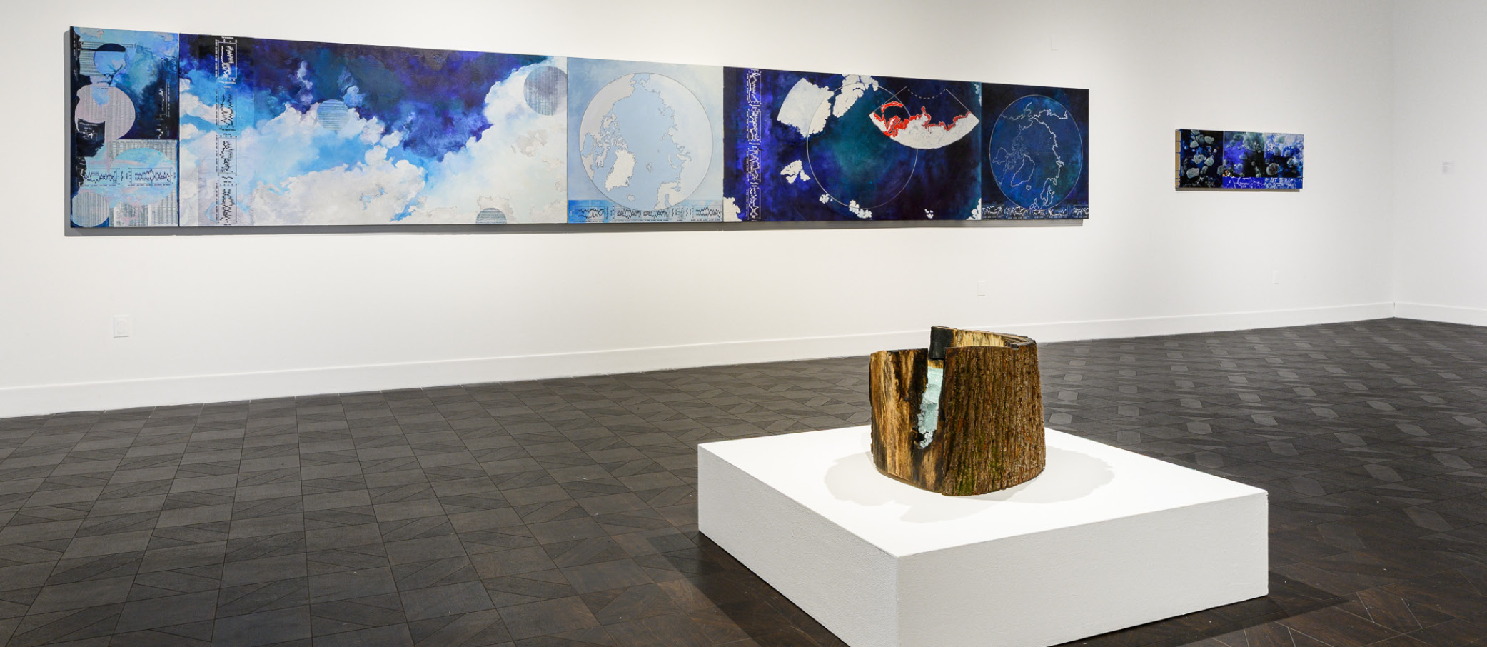 Diane Burko Extraction A Dialogue of Extremes exhibition image