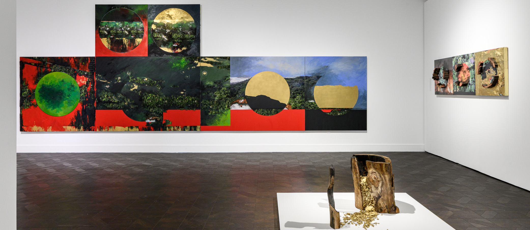 Diane Burko Extraction A Dialogue of Extremes exhibition image