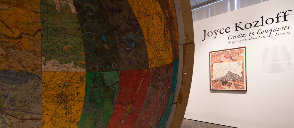 Joyce Kozloff: Cradles to Conquests, Mapping American Military History