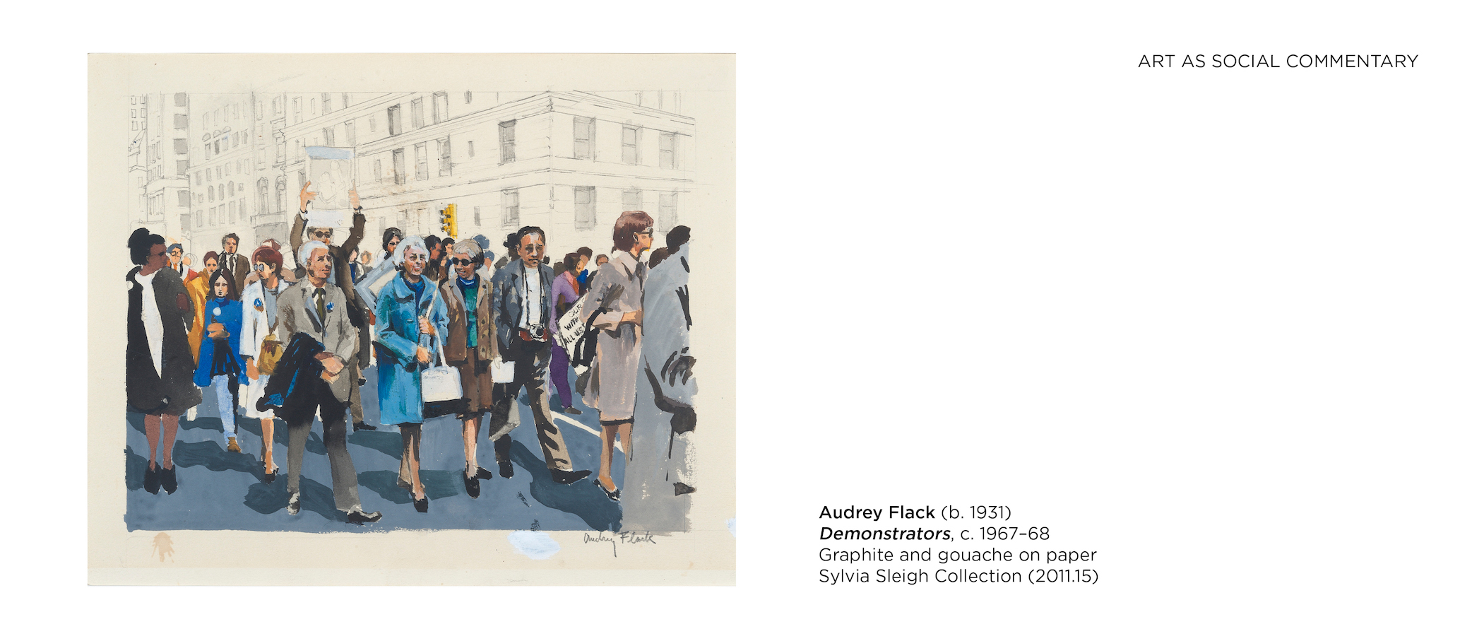 Demonstrators, Audrey Flack