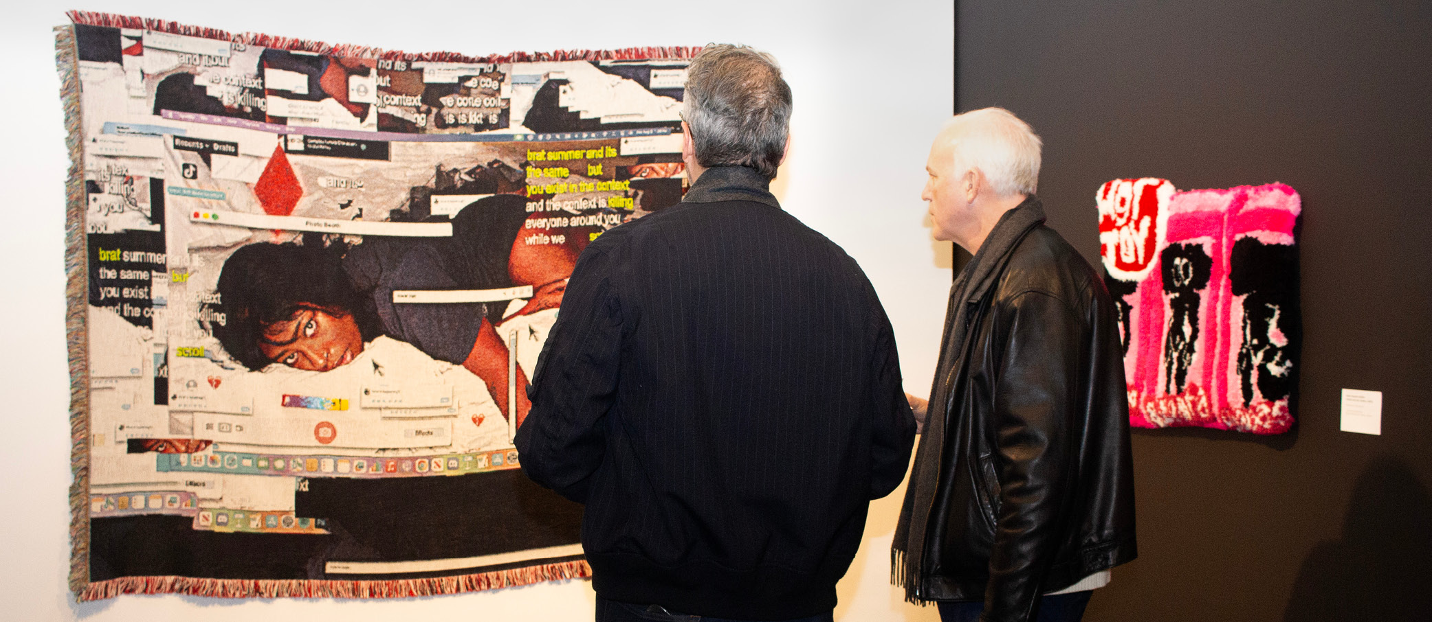 visitors looking at Qualeasha Wood / code_eden