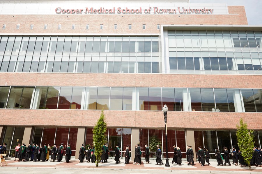 A photo of the CMSRU Medical Education Building.