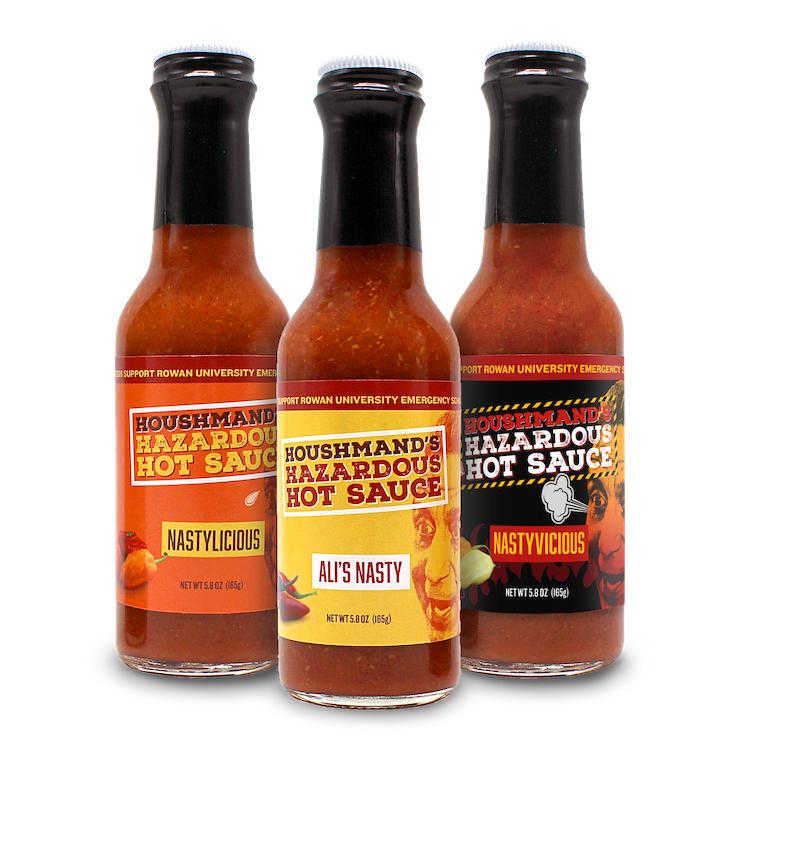 Houshmands Hazardous Hot Sauce Bottles