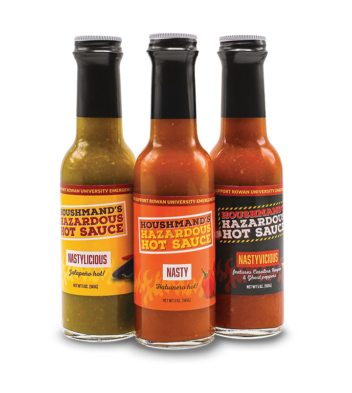 Houshmands Hazardous Hot Sauce Bottles