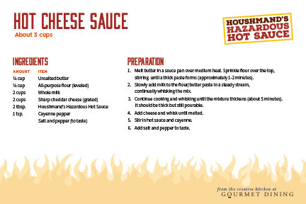 Hot Cheese Sauce