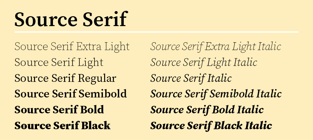Source Serif