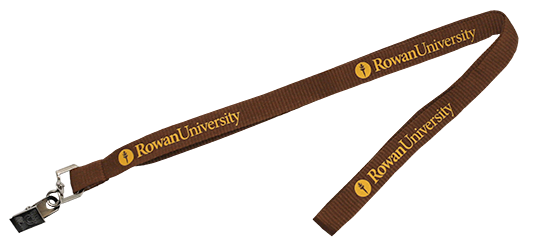 Woven Brown Lanyard