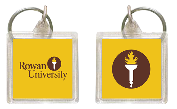 Rowan logo key ring