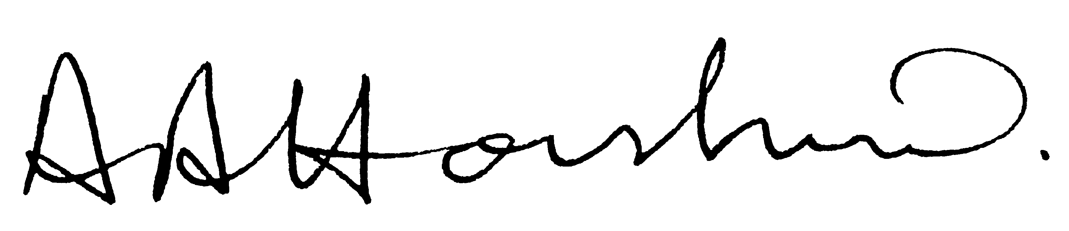 Ali A. Houshmand signature