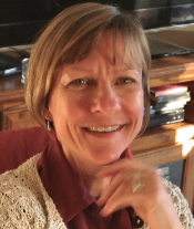Professor Dianne Garyantes from the Journalism Department smiles