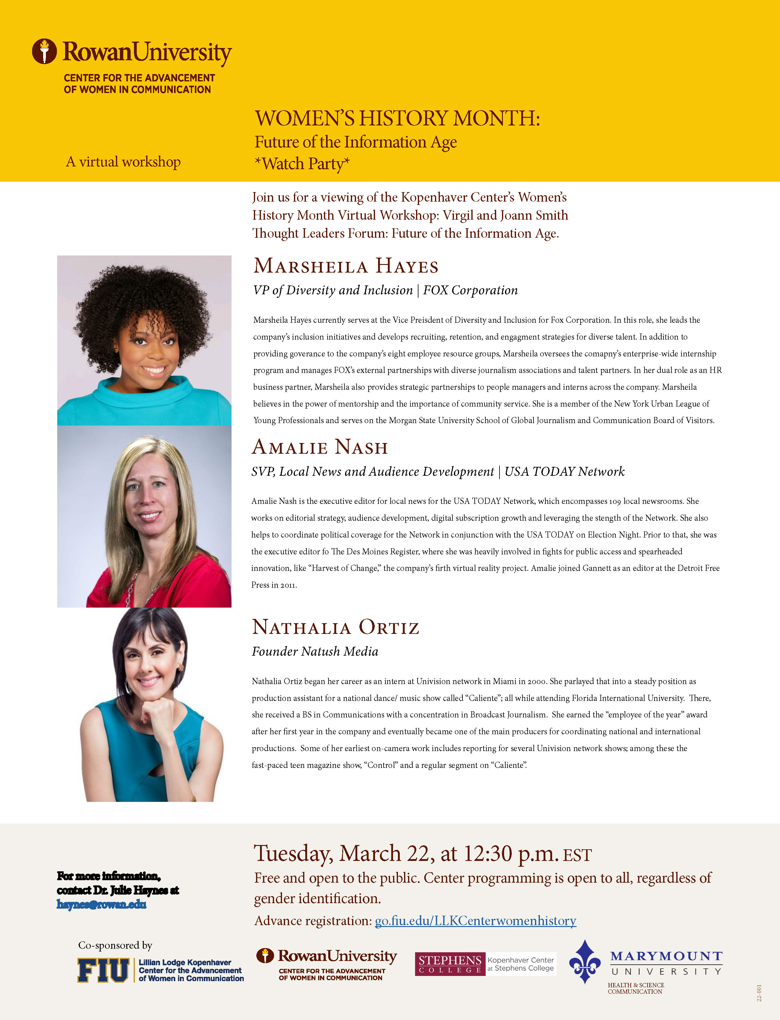 Women's History Month Watch Party 