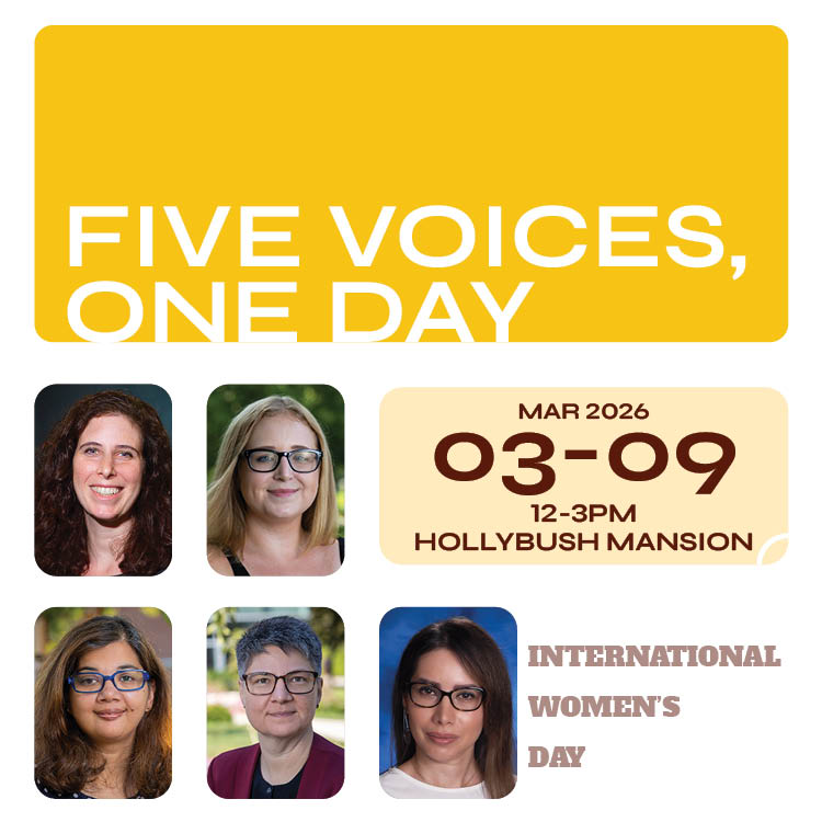 Flyer about upcoming Women's talk