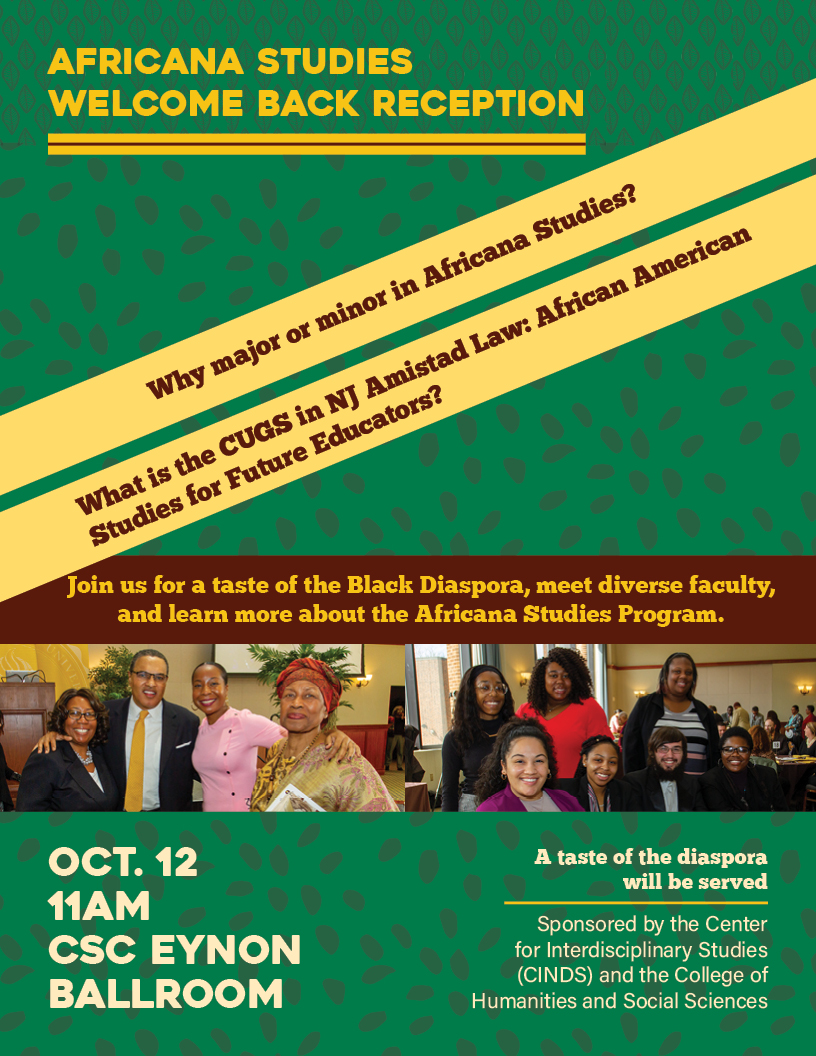 Africana Studies Welcome Back Reception