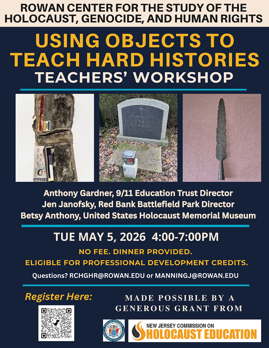 Flyer for Using Objects to Teach Hard Histories