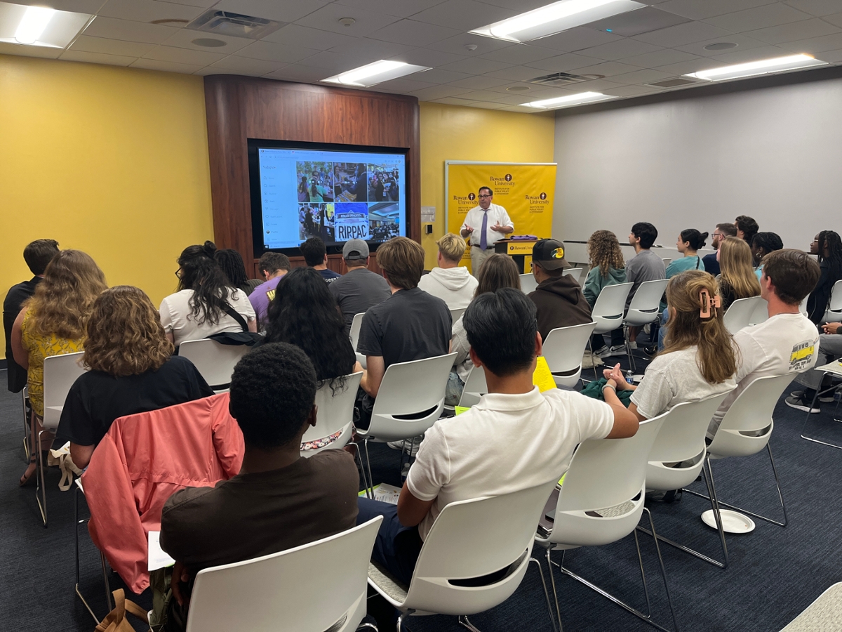 Students at the Fall 2024 RIPPAC Open House