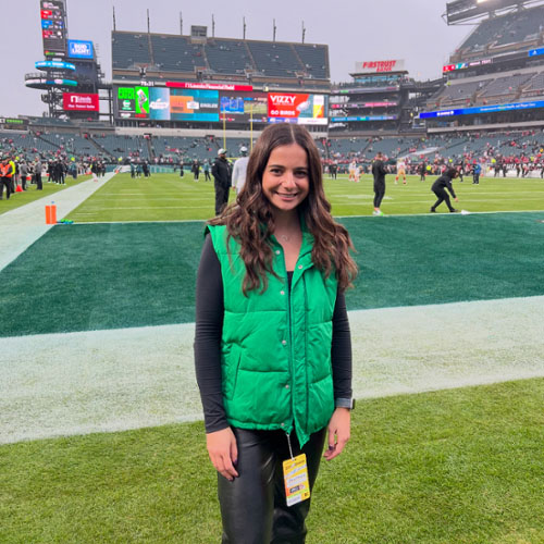 emily at eagles field