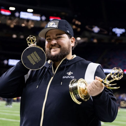 jonathon with saints