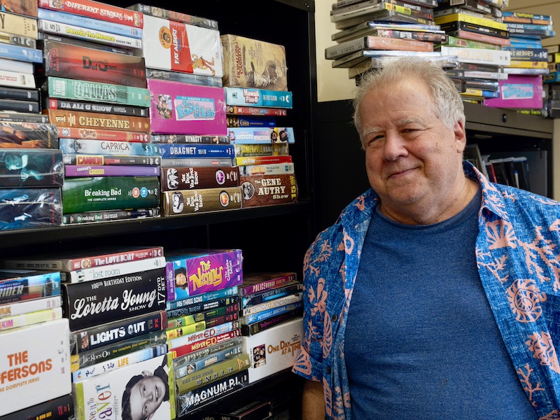 Portrait of TV critic and Rowan professor of television studies David Bianculli