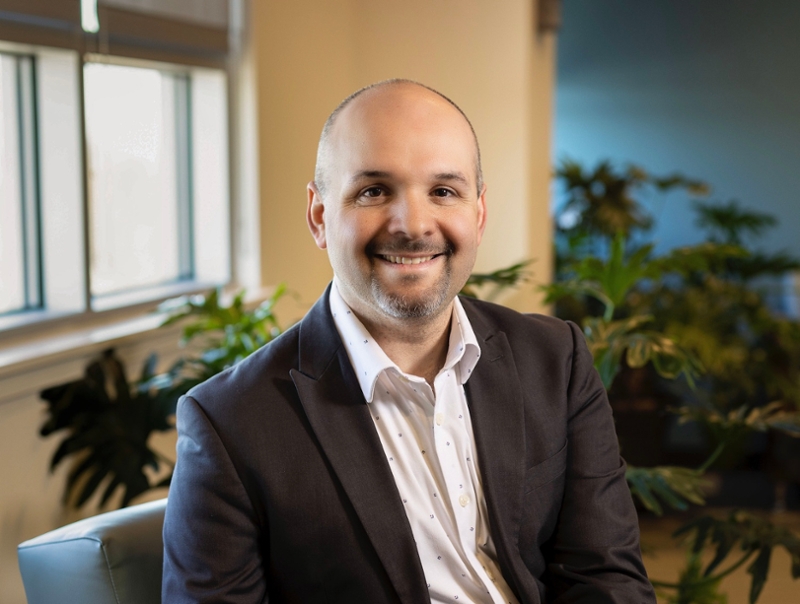 Portrait of Rowan researcher and professor Garrett Broad