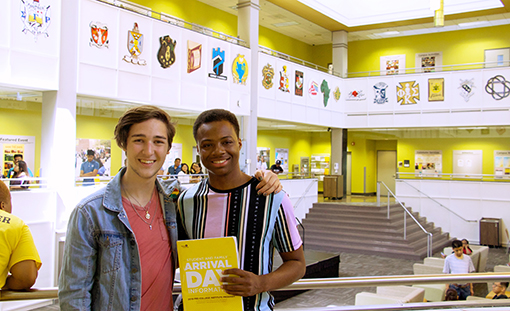 PRaction members posing in Chamberlain Student Center