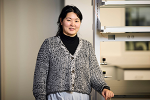  Narangerel Gantumur stands in a lab